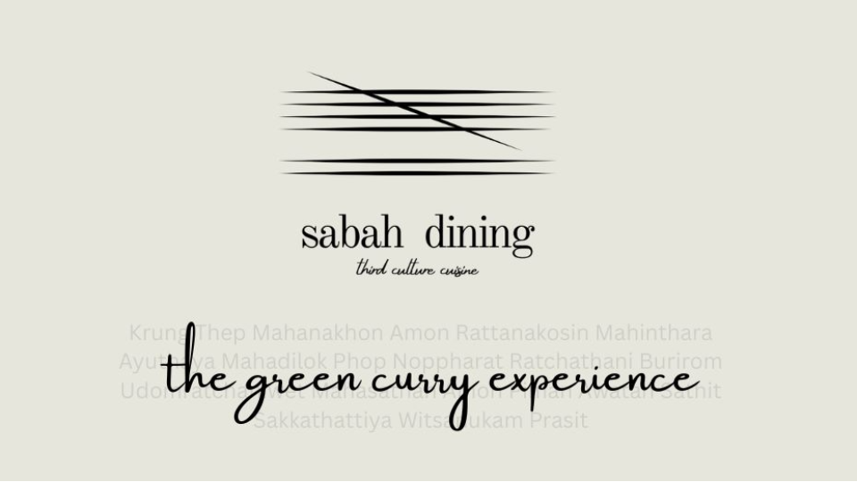 the green curry experience by sabahdining