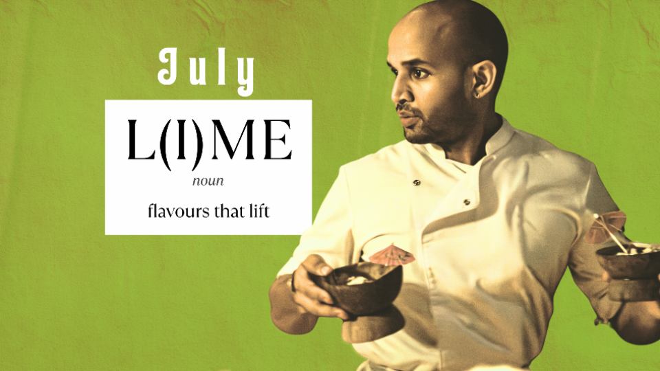 July menu 309 L(i)me - Caribbean flavours